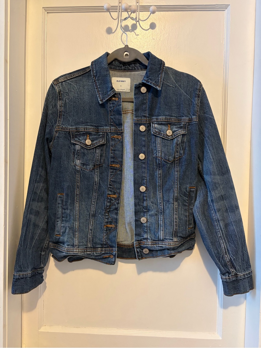 Old Navy Women's Dark Blue Denim Jacket